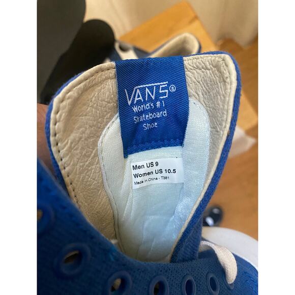 Vans Vault Native American XL Nautical Blue m9 w10.5 - Picture 12 of 14